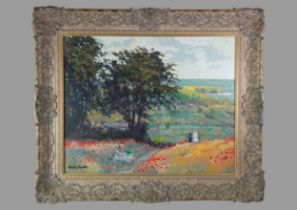 AFTER CLAUDE MONET BY JOHN MYATT (1945) ARTIST SIGNED LIMITED EDITION HAND EMBELLISHED CANVAS ‘The