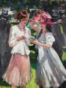 SHEREE VALENTINE DAINES (1959) ARTIST SIGNED LIMITED EDITION COLOUR PRINT ‘Royal Ascot Ladies Day
