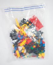 SELECTION OF LEGO DUPLO MOULDED PLASTIC VEHICLES, TRAIN TRACK ADN WAGONS, FIGURES, etc., etc.,