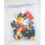 SELECTION OF LEGO DUPLO MOULDED PLASTIC VEHICLES, TRAIN TRACK ADN WAGONS, FIGURES, etc., etc.,