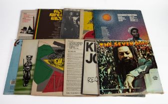 VINYL RECORDS. U-Roy - The Seven Gold, UJAMA, 1993. Bim Sherman- Ghetto Dub, RDL Records, RDL 900.