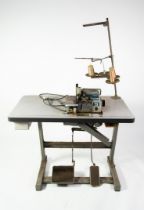 SINGER 832 FOUR THREAD OVERLOCKING INDUSTRIAL SEWING MACHINE, from Hobkirk, serial no. 3540312, on