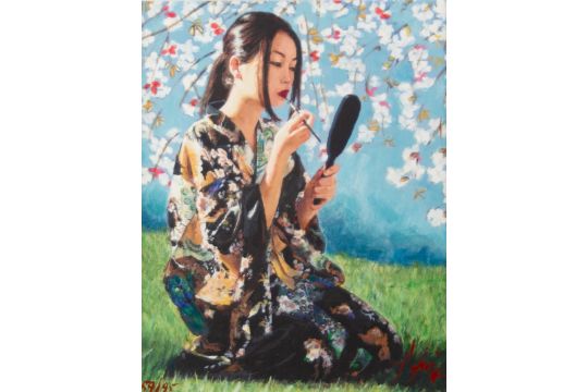 FABIAN PEREZ (1967) ARTIST SIGNED LIMITED EDITION COLOUR PRINT ‘Geisha ...