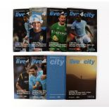 FOOTBALL PROGRAMMES-8 MANCHESTER CITY PROGRAMMES 2009/10 and  14 MANCHESTER CITY PROGRAMMES 2013-14