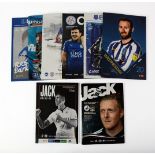 FOOTBALL PROGRAMMES-8 MANCHESTER CITY AWAY PROGRAMMES - Birmingham City 1996/97; Swansea 2014/15;