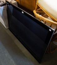 A PIONEER 50" DVB FLATSCREEN TV WITH REMOTE (LACKING BASE)