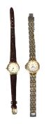 LADY'S AVIA CLASSIC, WATER RESISTANT QUARTZ WRISTWATCH, with circular white roman dial, stainless