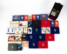 PACKS OF PLAYING CARDS, SEABOURN CRUISE LINE (x17), KEM (x2), WADDINGTON’S CANASTA, DE LA RUE