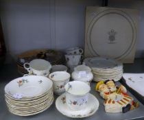 A SET OF ROYAL WORCESTER CHINA COLLECTORS PLATES, THORNBURN MAMMALS, CIRCA 1991 WITH A ROYAL WEDDING