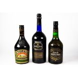 BOTTLE OF HARVEY’S BRISTOL CREAM, 1Ltre, together with a BOTTLE OF BAILEY’S IRISH CREAM, 70cl, and a