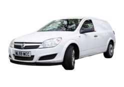 VAUXHALL ASTRA TWO-DOOR WITH HATCHBACK DIESEL VAN, 1686cc, APPROXIMATELY 130,000 MILES, FIRST