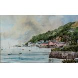 COLE GRANMONT (TWENTIETH CENTURY) TWO WATERCOLOURS ‘September Skies, Aberdyfi’ ‘Summer Moorings,