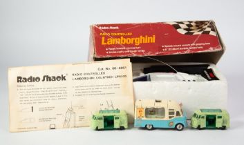 CORGI TOYS DIE-CAST 'SMITH'S KARRIER VAN', TWO IDENTICAL LESNEY DIE-CAST VOLKSWAGEN CARAVETTE (