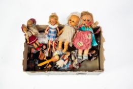 SELECTION OF TOURIST/COSTUME AND OTHER VINTAGE DOLLS, some costume dolls in original boxes; OTHER