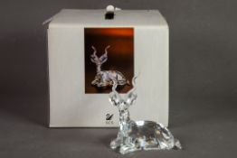 BOXED SWAROVSKI ANNUAL EDITION 1994 ‘INSPIRIATION AFRICA’- THE KUDU GLASS MODEL, with certificate,