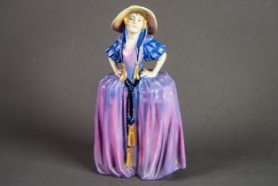 POTTED BY DOULTON & CO, LARGE CHINA CRINOLINE FIGURE, PATRICIA HN 1431, designed by Leslie