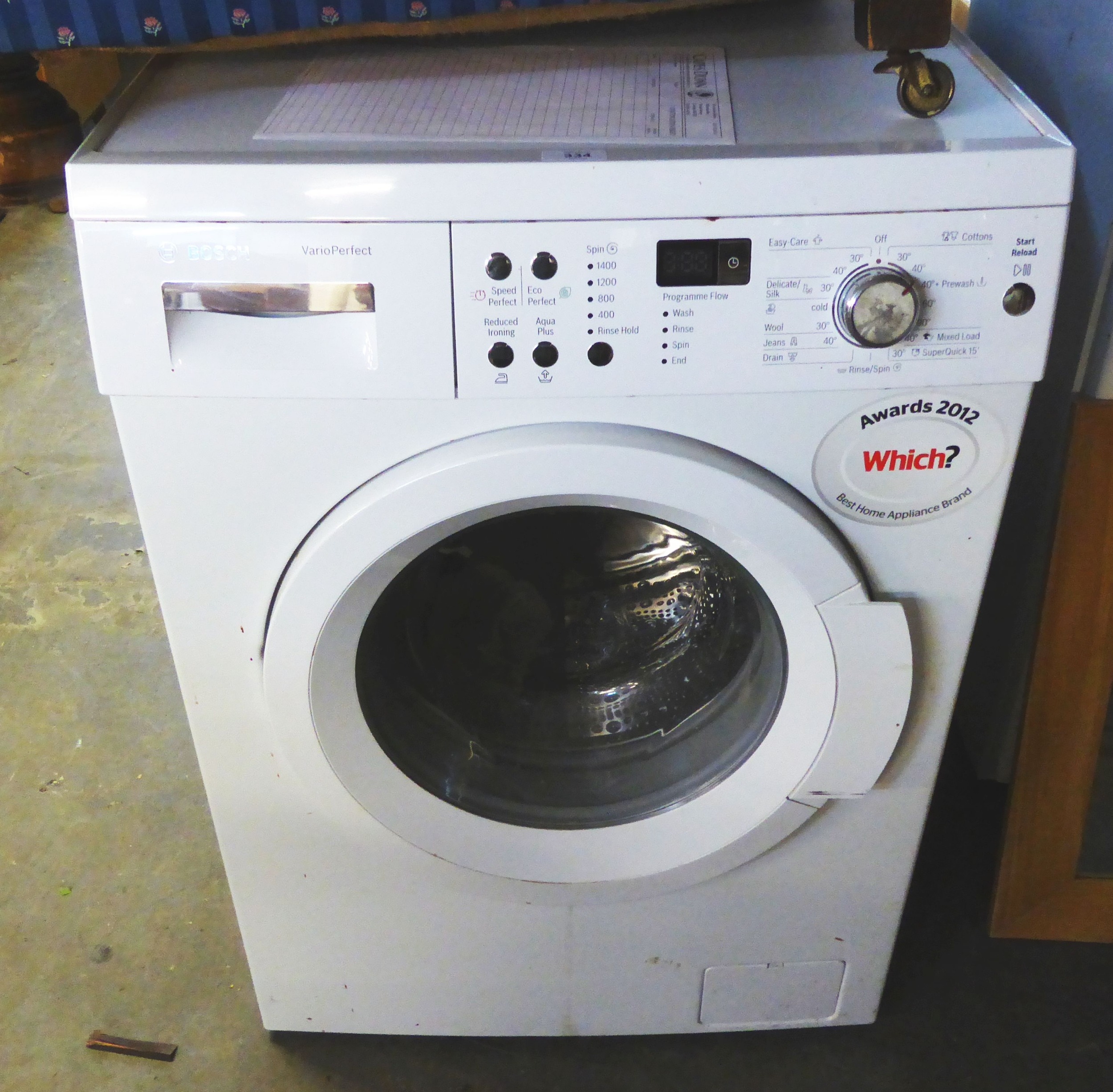 A BOSCH 'VARIO' PERFECT AUTOMATIC WASHER/DRYER