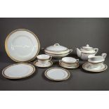SIXTY FIVE PIECE ROYAL WORCESTER ‘GOLDEN ANNIVERSARY’ CHINA PART DINNER AND TEA SERVICE, comprising: