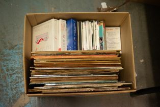 A SMALL SELECTION OF LP's AND CD's, MAINLY CLASSICAL