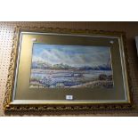 MARY WHYTE WATERCOLOUR ‘Poole Harbour' Signed, titled and dated 1907 11 ½” x 21” (29.2cm x 53.