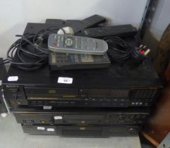 CD PLAYERS; MARANTI COMPACT DISC RECORDER, DR700, SONY CD/DVD PLAYER DVP-S325 AND SONY CDP 555FSD