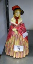 DOULTON CRINOLINE FIGURE, A VICTORIAN LADY HN 727