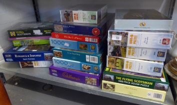 APPROX 18 JIGSAW PUZZLES, MAINLY 1000 PIECES, INCLUDING 8 'KING CLASSIC COLLECTION'