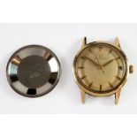 VINTAGE ETERNA WATCH CO (SWISS) ETERNA-MATIC GOLD PLATED AND STAINLESS STEEL CASED SELF-WINDING