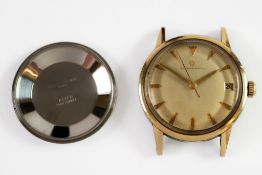 VINTAGE ETERNA WATCH CO (SWISS) ETERNA-MATIC GOLD PLATED AND STAINLESS STEEL CASED SELF-WINDING