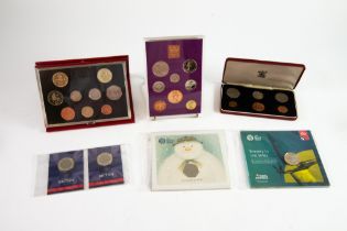 ROYAL MINT, BAILLIWICK OF GUERNSEY 1971 UNCIRCULATED SET OF SIX COINS, in plush lined case; ROYAL