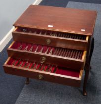 ONE HUNDRED AND TWENTY SIX PIECE ‘PATRICIAN’ PATTERN TABLE CANTEEN OF CUTLERY, together with a SET