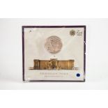 ROYAL MINT, BRILLIANT UNCIRCULATED SILVER BUCKINGHAM PALACE 2015 £100 COIN, 62.86gms, enclosed in