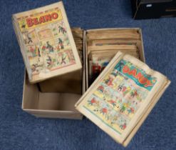 A QUANTITY of Beano and Dandy Comics, various issues, including early issues including Beano from