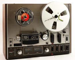TURNTABLE: Ariston Audio RD 80 Transcription Deck record player, plus a vintage Akai 4000DS reel-