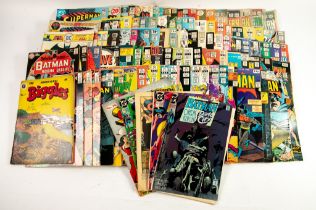 A large quantity of COMICS, almost exclusively DC, SILVER AGE/BRONZE AGE, various characters, and