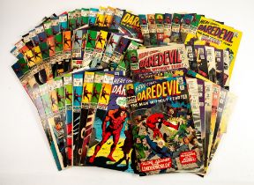 A selection of over 60 MARVEL, DAREDEVIL THE MAN WITHOUT FEAR comics, a mixture of UK and USA