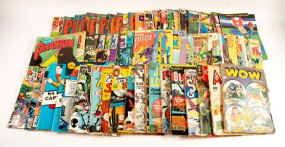 A large quantity of COMICS, including DC, MARVEL, SILVER AGE/BRONZE AGE, various characters, and