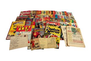 A large quantity of COMICS, including DC, MARVEL, SILVER AGE/BRONZE AGE, various characters, and