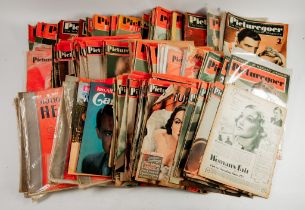 A large quantity of Picturegoer MAGAZINES, 1940s, 1950s, with various famous actress and actor
