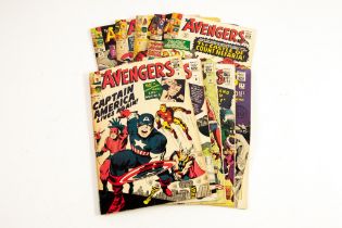 A small selection of 10 individual, MARVEL, THE AVENGERS comics, a mixture of UK and USA issues,