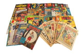 A large quantity of COMICS, including DC, MARVEL, L. Miller & Sons Ltd, etc, SILVER AGE/BRONZE