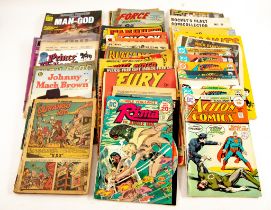 A large quantity of COMICS, including DC, MARVEL, SILVER AGE/BRONZE AGE, various characters, and