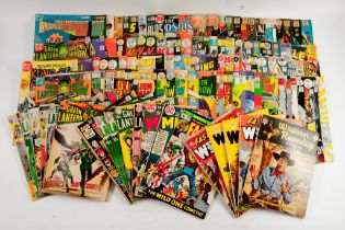 A large quantity of COMICS, almost exclusively DC, mainly BRONZE AGE onwards, various characters and