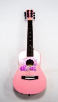 CHILD'S CHINESE 'FIRST ACT' SIX STRING ACOUSTIC GUITAR, Model F.G 3703, with enamelled finish and