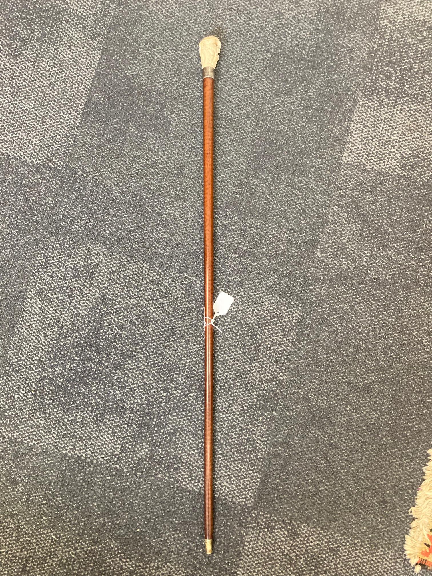 A French novelty walking cane c.1900 - Image 3 of 3