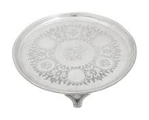 A George III silver salver