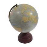 An 11" terrestrial globe. The Paramount by Geographia of Fleet Street c.1950