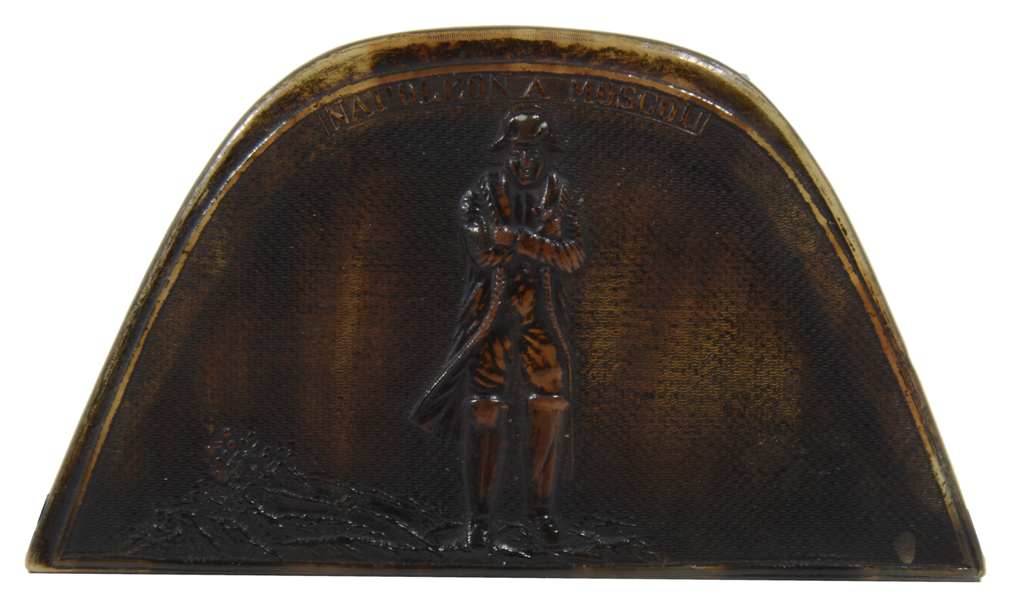 An early 19th century French horn snuff box