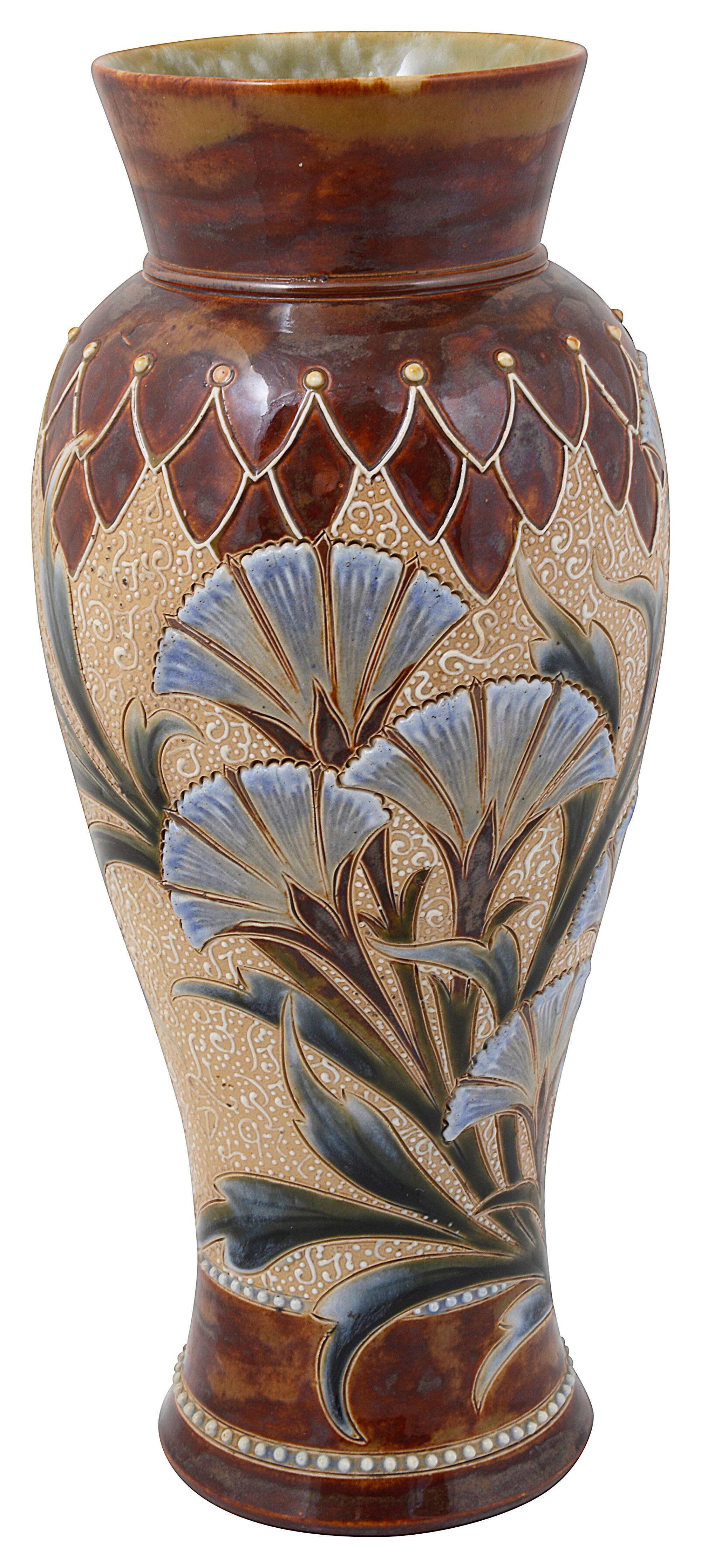 Eliza Simmance (1857-1935) A Doulton Lambeth stoneware vase