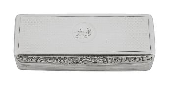 A William IV silver snuff box